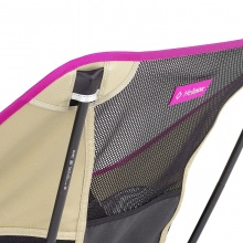 Helinox Campingstuhl Chair One (leicht, einfacher Zusammenbau, stabil) schwarz/khaki/violett